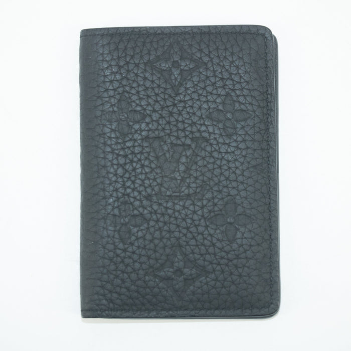 Louis Vuitton Black Monogram Taurillon Leather Pocket Organizer #2377 by Bolt Boutique