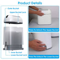 2.38 Gal/9L Automatic Trash Can by DailySale