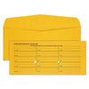 Quality Park Light Brown Fold Flap Kraft Trade Size Interoffice Envelope, One-Sided Box-Style Format, 4.5 x 10.38, Brown Kraft, 500/Box