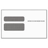 TOPS W-2 Laser Double Window Envelope, Commercial Flap, Gummed Closure, 5.63 x 9.5, White, 24/Pack