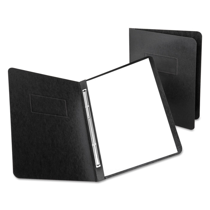Oxford Heavyweight PressGuard and Pressboard Report Cover w/ Reinforced Side Hinge, 2-Prong Metal Fastener, 3" Cap, 8.5 x 11, Black