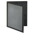 Oxford ViewFolio Polypropylene Portfolio, 100-Sheet Capacity, 11 x 8.5, Clear/Black