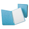 Oxford Heavyweight PressGuard and Pressboard Report Cover w/Reinforced Side Hinge, 2-Prong Fastener, 3" Cap, 8.5 x 11,  Light Blue