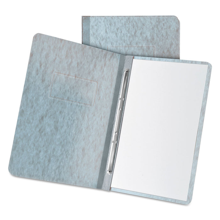 Oxford Heavyweight PressGuard and Pressboard Report Cover w/ Reinforced Side-Hinge, 2-Prong Metal Fastener, 3" Cap, 8.5 x 11, Gray