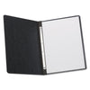 Oxford Heavyweight PressGuard and Pressboard Report Cover w/Reinforced Side Hinge, 2-Prong Metal Fastener, 3" Cap, 8.5 x 11, Black