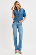 Rowyn Tummy Control High Rise Jeans by Boutique 23