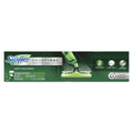Swiffer Sweep + Vac Starter Kit with 8 Dry Cloths, 10" Cleaning Path, Green/Silver