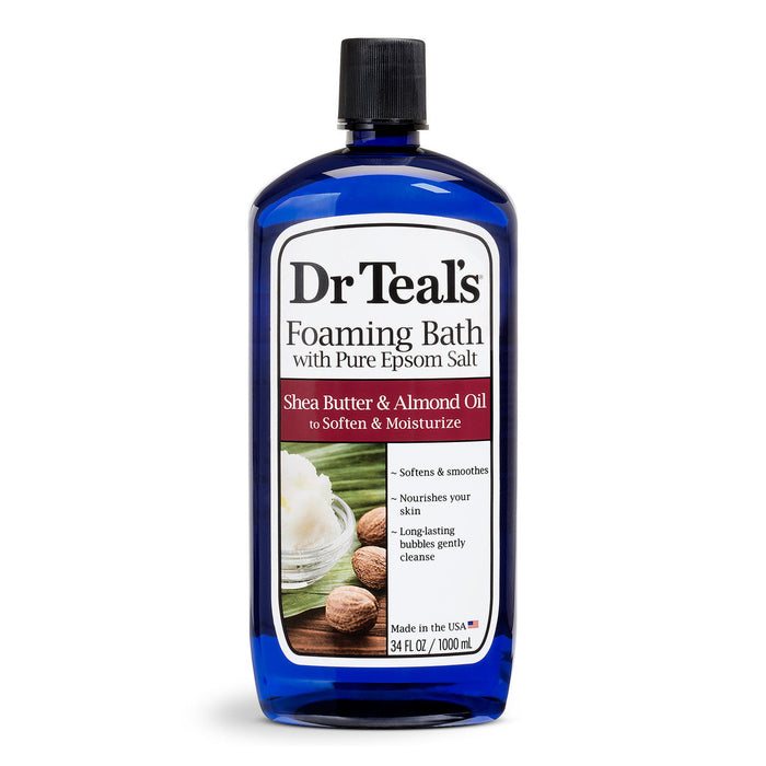 Dr Teal's Shea Butter & Almond Oil Foaming Bath With Pure Epsom Salt 34 Fl Oz by Pasteur Pharmacy