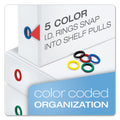 Cardinal FreeStand Easy Open Locking Slant-D Ring Binder, 3 Rings, 2" Capacity, 11 x 8.5, White