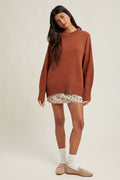 Floral Mini Skirt - Champagne by Boutique 23