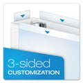 Cardinal ExpressLoad ClearVue Locking D-Ring Binder, 3 Rings, 3" Capacity, 11 x 8.5, White