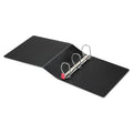 Cardinal SuperLife Easy Open Locking Slant-D Ring Binder, 3 Rings, 4" Capacity, 11 x 8.5, Black