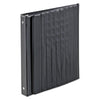 Cardinal Easel Round Ring Binder, 3 Rings, 1" Capacity, 11 x 8.5, Black