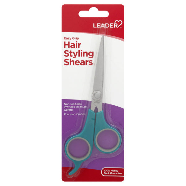Leader Hair Styling Shears Easy Grip 1Ct by Pasteur Pharmacy