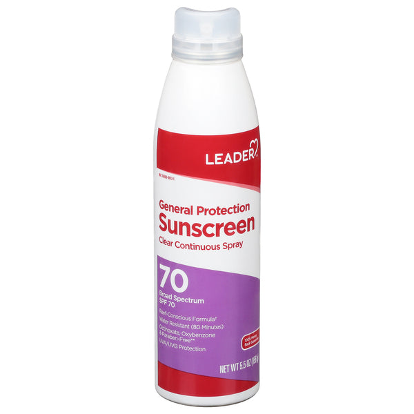Leader General Protection SPF 70 Clear Sunscreen Spray - 5.5 Oz by Pasteur Pharmacy