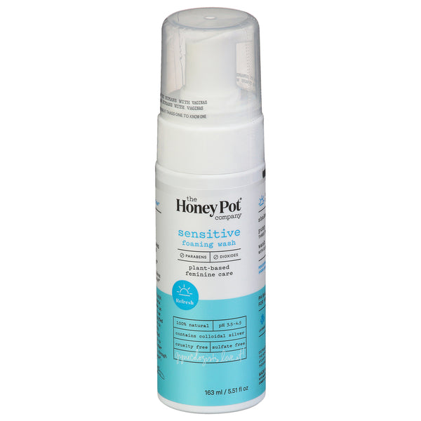 The Honey Pot Refresh Sensitive Foaming Feminine Wash, 5.51 fl oz (163 ml) by Pasteur Pharmacy
