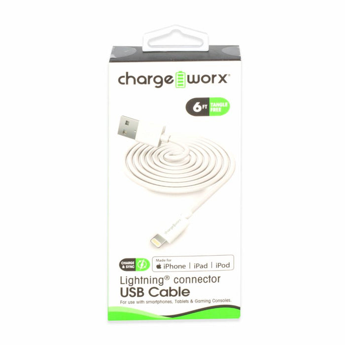 Chargeworx Lghtn Cbl Wht 6Ft by Pasteur Pharmacy