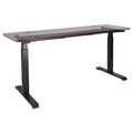 Alera 2-Stage Electric Adjustable Table Base, 48 to 72w x 24 to 36d x 27.5 to 47.2h, Black