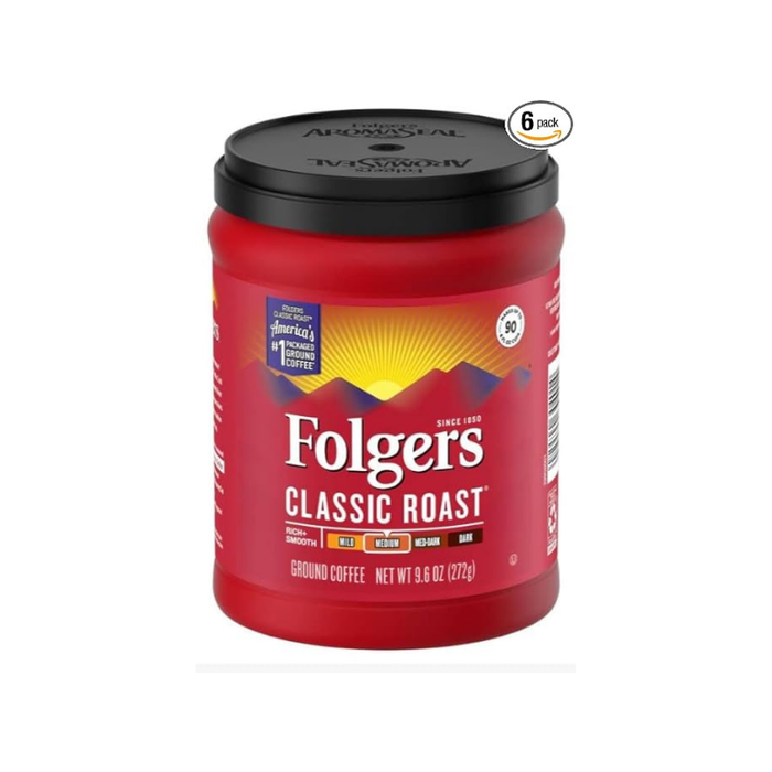 Folgers Classic Medium Roast Ground Coffee - 9.6oz by Pasteur Pharmacy