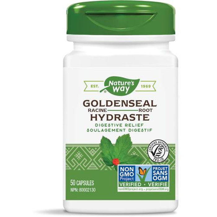 Nature's Way® Goldenseal Root – Traditional Immune Support (570 mg, 50 Capsules) by Pasteur Pharmacy