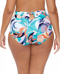 Raisins Curve Plus Size Printed Korakia Island Bikini, Size 18W by Vanessa Jane