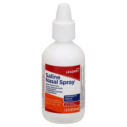 Leader Nasal Spray Saline, 0.65%, 1.5oz by Pasteur Pharmacy