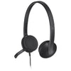 Logitech H340 Corded Headset, USB, Black