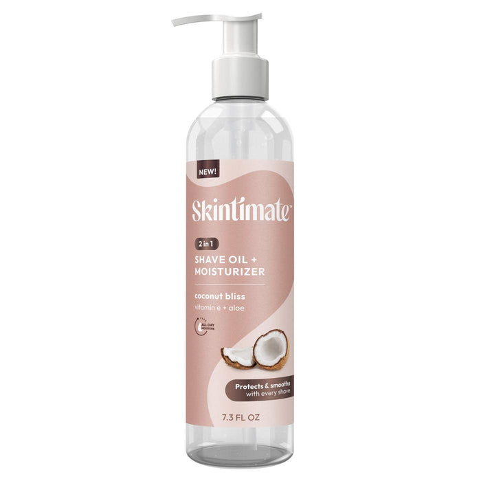 Skintimate 2 In 1 Shave Oil + Moisturizer Coconut Bliss 7.3 Oz by Pasteur Pharmacy