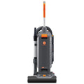 Hoover HushTone Vacuum Cleaner with Intellibelt, 15" Cleaning Path, Gray/Orange