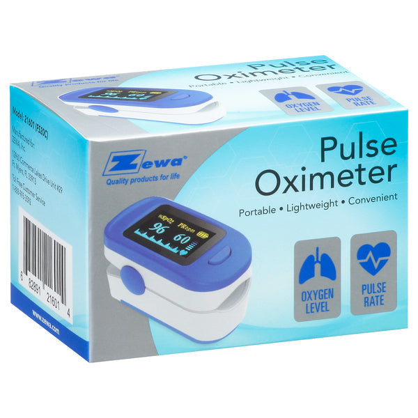 Zewa® Fingertip Pulse Oximeter – Digital SpO_2 Monitor by Pasteur Pharmacy