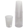 WNA Classicware Tumblers, 10 oz, Plastic, Clear, 16/Pack