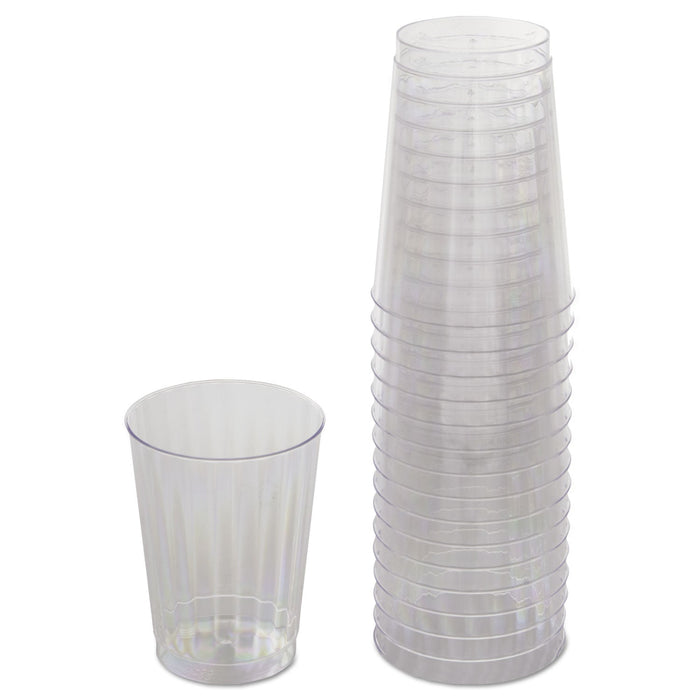 WNA Classicware Tumblers, 10 oz, Plastic, Clear, 16/Pack