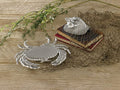 Polished Aluminum Conch Shell Tabletop Coffee Table Shelf Decor Park Design by Vanessa Jane