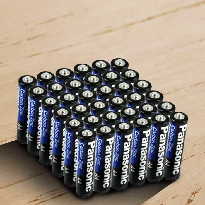 24 or 48 Pack: Panasonic AAA or AA Carbon Zinc Batteries by DailySale