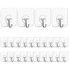 24-Pack: Adhesive Hooks Kitchen Wall Hooks