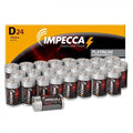 24-Pack: Impecca Alkaline D LR20 Platinum Batteries by DailySale