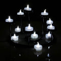 24-Pack: White LED Tealight Timer Candles Battery Operated Flameless Smokeless by DailySale
