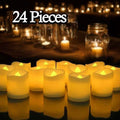 24-Piece: LED Flameless Tea Light Candle by DailySale
