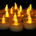 24-Piece: LED Flameless Tealight Smokeless Flickering Candles by DailySale