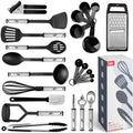 24-Piece Set: Nylon and Stainless Steel Utensil Set by DailySale
