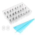 24-Piece: Stainless Steel Cake Decorating Supplies Kit by DailySale