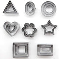 24-Piece: Stainless Steel Cookie Cutters Set by DailySale