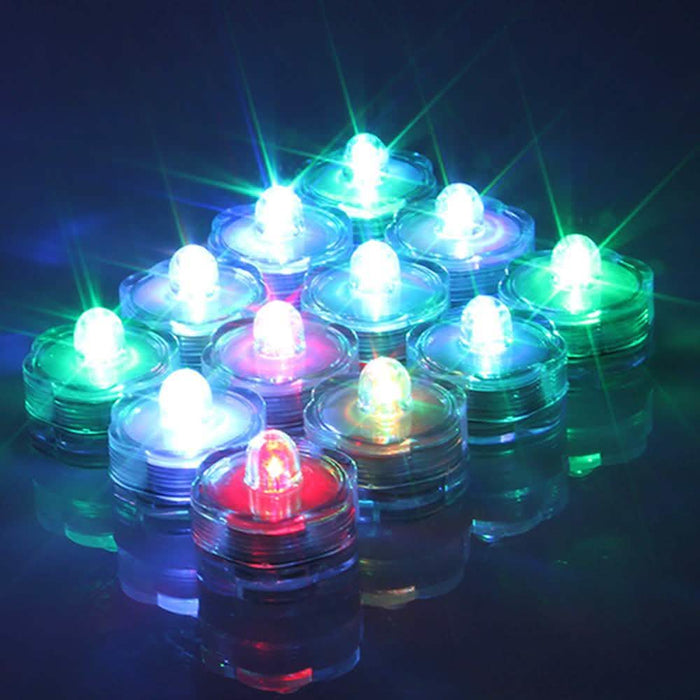 24-Piece: Submersible RGB LED Tea Light Candle by DailySale