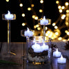 24-Pieces: Cool White LED Flameless Tealight Smokeless Timer Candles