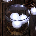 24-Pieces: Cool White LED Flameless Tealight Smokeless Timer Candles by DailySale