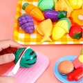 24-Pieces: Fun Food Cutting, Fruit and Vegetable Toys by DailySale