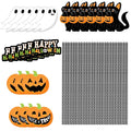 24-Pieces: Halloween Party Striped Decorative Paper Straws by DailySale