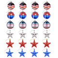 24-Pieces Set: Hanging Ornaments Ball Star Patriotic by DailySale