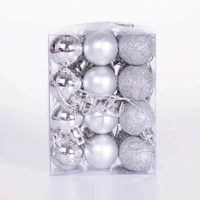 24-Pieces: Sparkling Christmas Balls by DailySale