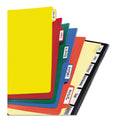 Avery Heavy-Duty Plastic Dividers with Multicolor Tabs and White Labels , 8-Tab, 11 x 8.5, Assorted, 1 Set